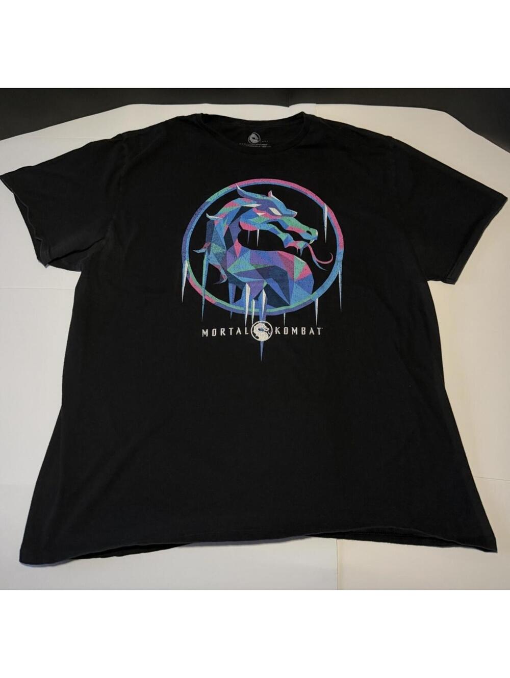 Mortal Kombat Movie T-Shirt Mens Black Sz XL